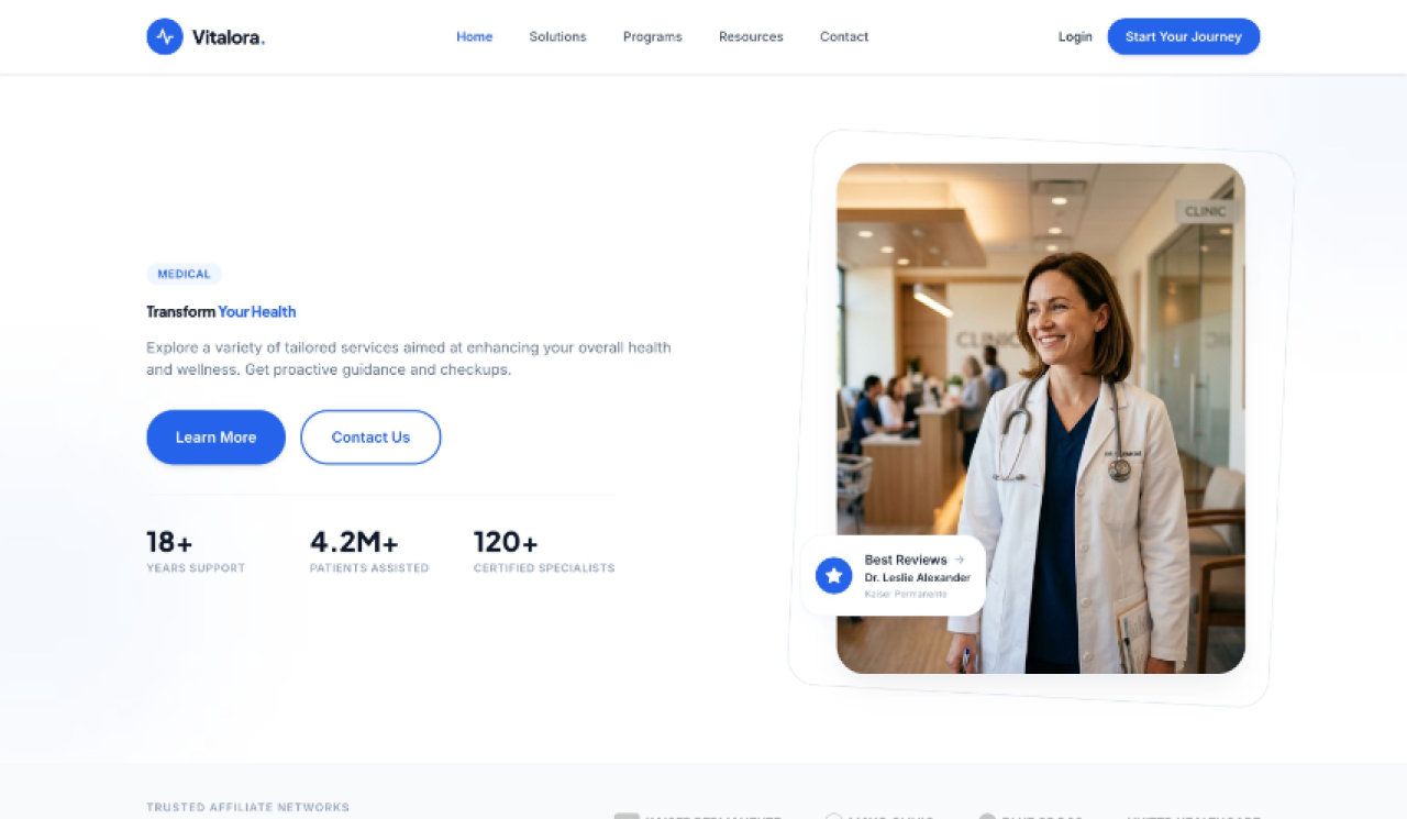Vitalora Health Preview